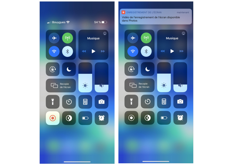 comment mettre capture d ecran sur iphone