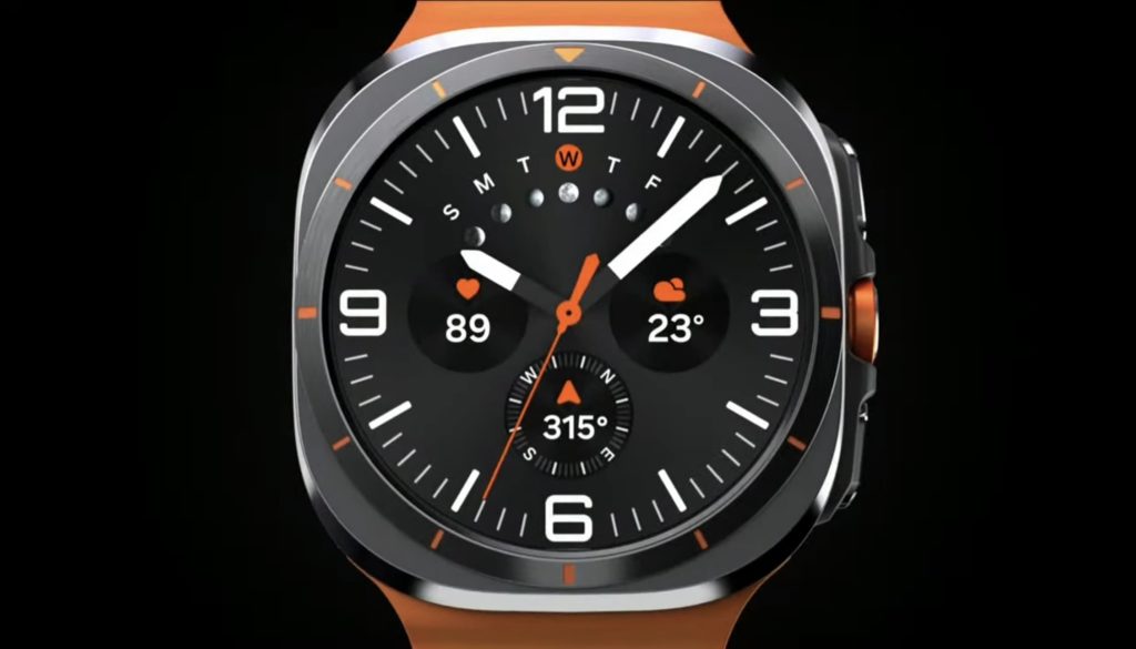 Samsung Galaxy Watch Ultra noir